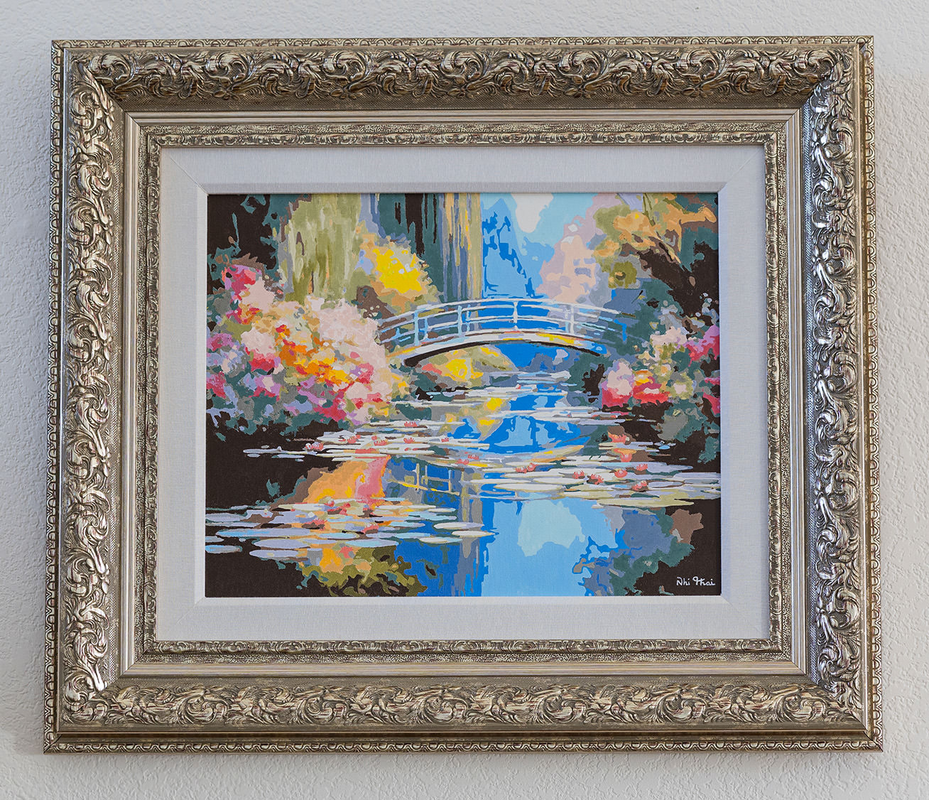 A Monet-Inspired Garden Painting